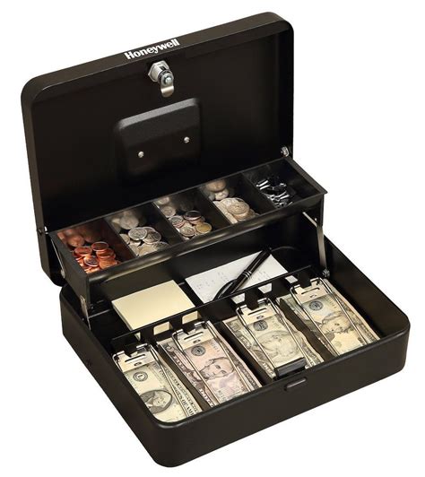 honeywell steel cash box cash box|honeywell cash box 6213.